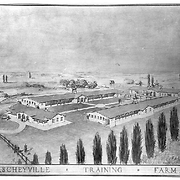 Sketch of Scheyville Training Farm, by B. Wiltshire, Designing Architect in Charge